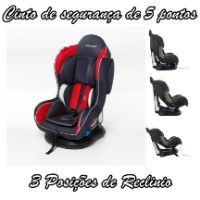 Imagem do anúncio: Cadeira Auto Galzerano Transbaby 0-25 Kg Graphite-Vermelha