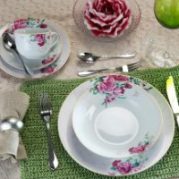 Imagem do anúncio: Aparelho de Jantar Chá 30 Peças Casambiente - Porcelana Redondo Celine