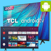 Imagem do anúncio: Smart TV LED 40" Full HD TCL 40S615 com Design Sem Bordas, Bluetooth, Google Assistant e Android TV - S615