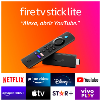 Imagem do anúncio: ▪Fire TV Stick Lite Full HD Streaming com controle por comando de voz e Alexa