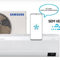 Imagem do anúncio: ⭐Frete Grátis Alguns Locais ▪Ar Condicionado Split Inverter Samsung WindFree Connect 9000 BTUs Quente/Frio 220V
