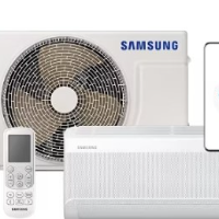 Imagem do anúncio: ⭐Frete Grátis Alguns Locais ▪Ar Condicionado Sem Vento Split Inverter Samsung WindFree Connect 12000 BTUs Quente/Frio 220V