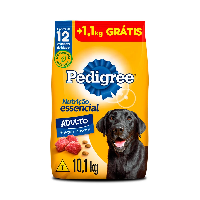 Imagem do anúncio: *Frete Grátis Prime ▪Ração Pedigree Nutrição Essencial Carne Para Cães Adultos 10.1 kg (LEVE 10.1kg PAGUE 9kg)