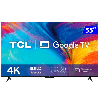 Imagem do anúncio: 🔥Ótimo Preço ⭐Frete Grátis Alguns Locais ▪Smart TV TCL 55" LED 4K HDR 55P635 Wi-Fi Google Comando de Voz