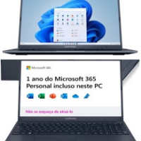Imagem do anúncio: ⭐Frete Grátis Alguns Locais ▪Notebook Compaq Presario 5110 Snapdragon 7c SC7180 Windows 11 Home 4GB 128GB SSD UFS 15.6 Azul Escuro