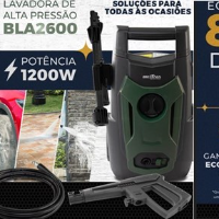 Imagem do anúncio: ⭐Frete Grátis Alguns Locais ▪Lavadora de Alta Pressão Britânia BLA2600 com 1500 PSI e 1200W - Verde/Preto