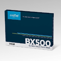 Imagem do anúncio: *Frete Grátis Prime ▪Crucial BX500 240 GB 3D NAND SATA SSD interno de 2,5 polegadas, até 540 MB/s - CT240BX500SSD1 preto/azul