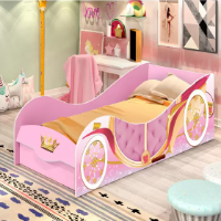 Imagem do anúncio: ▪Cama Infantil Princesas Carruagem Rosa J&A