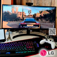 Imagem do anúncio: ⭐Bom ▪Monitor LG 29' IPS, Ultra Wide, Full HD, HDMI, VESA, Ajuste de Ângulo, HDR 10, 99% sRGB, FreeSync - 29WL500