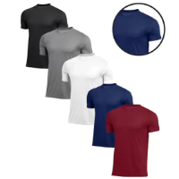 Imagem do anúncio: ⭐Frete Grátis Alguns Locais ▪Kit 5 Camiseta Masculina Dry Fit Academia Fitness Esportiva - LMP Confecções