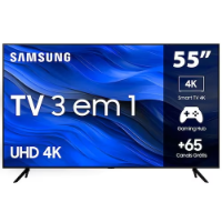 Imagem do anúncio: ⭐Frete Grátis ou Retire na Loja ▪Smart TV 55” UHD 4K LED Samsung 55CU7700 - Wi-Fi Bluetooth Alexa 3 HDMI